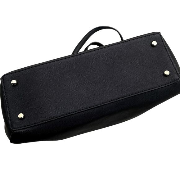 Kate Spade New York Cedar Street Leather Elissa Shoulder Tote Bag Black Small - Picture 14 of 16